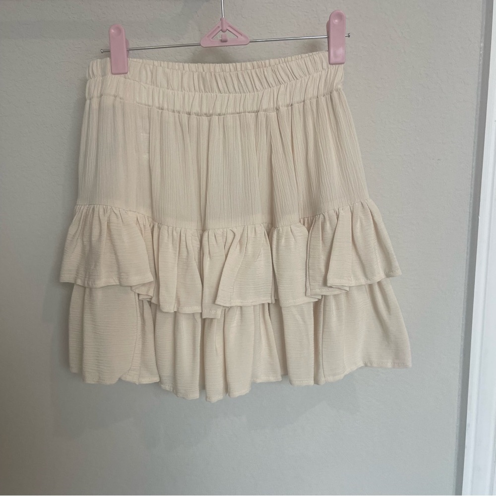 Koton Women Ruffle tiered Mini Skirt - Size UK 6 approximately US 2
